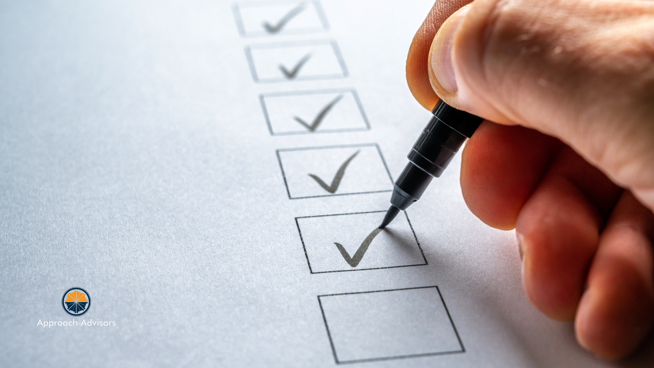 A business owner checking off their business exit readiness checklist