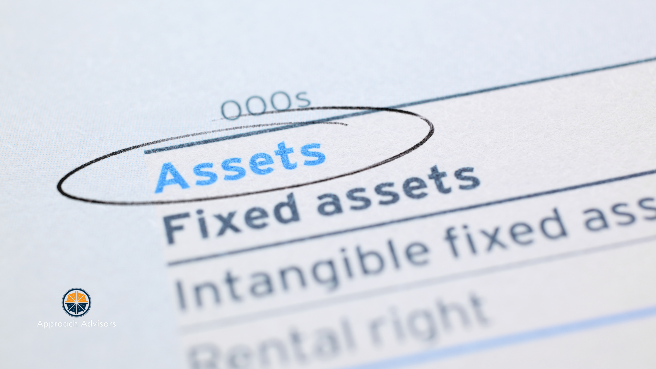 Close-up of the word "Assets" highlighted on a financial document, representing business assets and asset management for effective business valuation and exit planning.